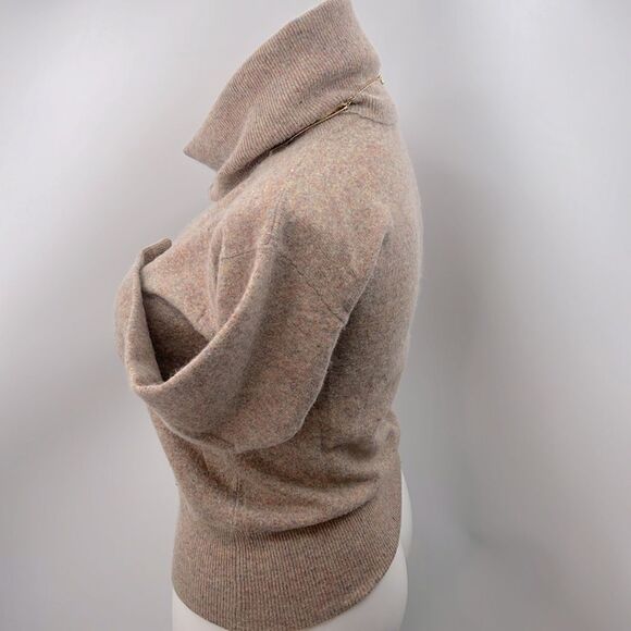 Jeane Pierre long sleeve lambswool angora rabbit turtleneck sweater - Picture 2 of 5